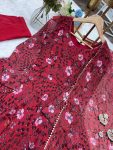 FASHIONABLE WEIGHTLESS DIGITAL PRINTED ANARKALI GOWN BOTTOM WITH DUPATTA PARTY WEAR WHOLESALE PRICE ETHNIC GARMENT (6)