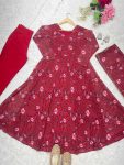 FASHIONABLE WEIGHTLESS DIGITAL PRINTED ANARKALI GOWN BOTTOM WITH DUPATTA PARTY WEAR WHOLESALE PRICE ETHNIC GARMENT (6)