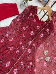 FASHIONABLE WEIGHTLESS DIGITAL PRINTED ANARKALI GOWN BOTTOM WITH DUPATTA PARTY WEAR WHOLESALE PRICE ETHNIC GARMENT (6)