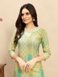LATEST COTTON FLORAL BLOCK PRINTED TOP BOTTOM SET CASUAL WEAR WHOLESALE PRICE ETHNIC GARMENT (5)
