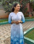 LATEST COTTON PRINTED KURTI  SKY