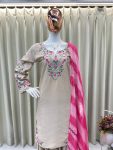 LATEST FRENCH CREEP EMBROIDERY WORK TOP PATIYALA WITH DUPATTA FESTIVE WEAR WHOLESALE PRICE ETHNIC GARMENT (3)