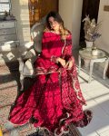 LATEST GEORGETTE EMBROIDERY SEQUENCE TOP SHARARA WITH DUPATTA PARTY WEAR WHOLESALE PRICE ETHNIC GARMENT (3)