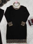 LATEST GEORGETTE EMBROIDERY SEQUENCE TOP SHARARA WITH DUPATTA PARTY WEAR WHOLESALE PRICE ETHNIC GARMENT (16)