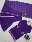 LATEST GEORGETTE EMBROIDERY SEQUENCE TOP SHARARA WITH DUPATTA PARTY WEAR WHOLESALE PRICE ETHNIC GARMENT (15)