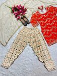 LATEST GEORGETTE EMBROIDERY SEQUENCE WORK TOP PATIYALA WITH DUPATTA PARTY WEAR WHOLESALE PRICE ETHNIC GARMENT (2)