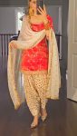 LATEST GEORGETTE EMBROIDERY SEQUENCE WORK TOP PATIYALA WITH DUPATTA PARTY WEAR WHOLESALE PRICE ETHNIC GARMENT (2)