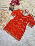 LATEST GEORGETTE EMBROIDERY SEQUENCE WORK TOP PATIYALA WITH DUPATTA PARTY WEAR WHOLESALE PRICE ETHNIC GARMENT (2)