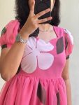 LATEST GEORGETTE FLORAL PRINTED ONE PIECE PARTY WEAR WHOLESALE PRICE ETHNIC GARMENT (4)