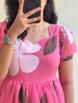LATEST GEORGETTE FLORAL PRINTED ONE PIECE PARTY WEAR WHOLESALE PRICE ETHNIC GARMENT (4)