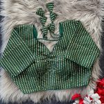 LATEST MONO BANGLORY MULTI SEQUENCE AND JARI WORK STITCHED BLOUSE PARTY WEAR WHOLESALE PRICE ETHNIC GARMENT (4)