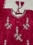 LATEST NATURAL CREPE SEQUENCE BEADS HAND WORK EMBROIDERY WORK TOP PALAZZO WITH DUPATTA PARTY WEAR WHOLESALE PRICE ETHNIC GARMENT (5)
