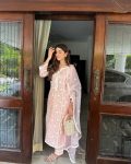 LATEST ORGANZA EMBROIDERY WORK TOP BOTTOM WITH DUPATTA PARTY WEAR WHOLESALE PRICE ETHNIC GARMENT (2)