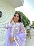 LATEST ORGANZA EMBROIDERY WORK TOP BOTTOM WITH DUPATTA PARTY WEAR WHOLESALE PRICE ETHNIC GARMENT (9)