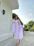 LATEST ORGANZA EMBROIDERY WORK TOP BOTTOM WITH DUPATTA PARTY WEAR WHOLESALE PRICE ETHNIC GARMENT (9)