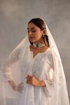 LATEST ORGANZA EMBROIDERY WORK TOP BOTTOM WITH DUPATTA PARTY WEAR WHOLESALE PRICE ETHNIC GARMENT (3)