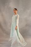 LATEST ORGANZA EMBROIDERY WORK TOP BOTTOM WITH DUPATTA PARTY WEAR WHOLESALE PRICE ETHNIC GARMENT (5)
