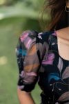 LATEST ORGANZA FLOWER PRINTED KURTI FESTIVE WEAR WHOLESALE PRICE ETHNIC GARMENT (2)