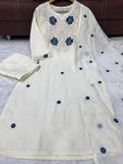 LATEST RAYON EMBROIDERY WORK TOP BOTTOM WITH DUPATTA FESTIVE WEAR WHOLESALE PRICE ETHNIC GARMENT (3)