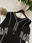 LATEST RAYON EMBROIDERY WORK WITH CUT WORK AND LATKAN WORK TOP BOTTOM SET FESTIVE WEAR WHOLESALE PRICE ETHNIC GARMENT (4)