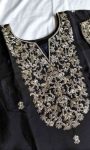 LATEST ROMAN SILK EMBROIDERY WORK TOP BOTTOM WITH DUPATTA FESTIVE WEAR WHOLESALE PRICE ETHNIC GARMENT (3)