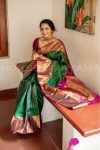LATEST SOFT LICHI SILK JACQUARD WORK SAREE WITH UNSTITCHED BLOUSE PARTY WEAR WHOLESALE PRICE ETHNIC GARMENT (5)