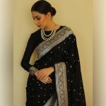 LATEST SOFT LICHI SILK ZARI WEAVING WORK SAREE WITH UNSTITCHED BLOUSE PARTY WEAR WHOLESALE PRICE ETHNIC GARMENT (5)