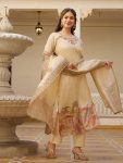 LATEST VISCOSE SILK BEADS EMBROIDERY WORK TOP BOTTOM WITH DUPATTA PARTY WEAR WHOLESALE PRICE ETHNIC GARMENT (3)