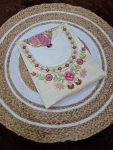 LATEST VISCOSE SILK BEADS EMBROIDERY WORK TOP BOTTOM WITH DUPATTA PARTY WEAR WHOLESALE PRICE ETHNIC GARMENT (3)