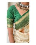 MODERN BANARASI SOFT SILK GOLD ZARI WEAVING WORK SAREE WITH UNSTITCHED BLOUSE WEDDING WEAR WHOLESALE PRICE ETHNIC GARMENT (11)