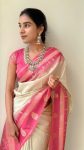 MODERN BANARASI SOFT SILK GOLD ZARI WEAVING WORK SAREE WITH UNSTITCHED BLOUSE WEDDING WEAR WHOLESALE PRICE ETHNIC GARMENT (15)