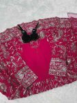 MOST PICKED GEORGETTE EMBROIDERY SEQUENCE WORK KID’S GOWN WITH DUPATTA PARTY WEAR WHOLESALE PRICE ETHNIC GARMENT (1)