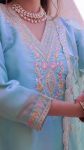 MOST PICKED JIMMY CHOO EMBROIDERY SEQUENCE WORK TOP BOTTOM WITH DUPATTA FESTIVE WEAR WHOLESALE PRICE ETHNIC GARMENT (2)