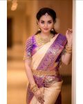 MOST PICKED LICHI SILK JACQUARD WEAVING WORK SAREE WITH UNSTITCHED BLOUSE PARTY WEAR WHOLESALE PRICE ETHNIC GARMENT (3)