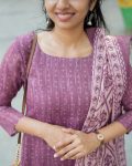 MOST PICKED LINEN COTTON PRINTED TOP WITH DUPATTA PARTY WEAR WHOLESALE PRICE ETHNIC GARMENT (8)