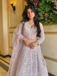 MOST PICKED NET RESHAM THREAD SEQUENCE WORK LEHENGA CHOLI WITH DUPATTA PARTY WEAR WHOLESALE PRICE ETHNIC GARMENT (4)