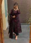 MOST PICKED ROMAN SILK EMBROIDERY THREAD SEQUENCE WORK TOP BOTTOM WITH DUPATTA PARTY WEAR WHOLESALE PRICE ETHNIC GARMENT (7)