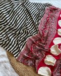 MOST PICKED SEMI GAJJI SILK PRINTED SAREE WITH UNSTITCHED BLOUSE PARTY WEAR WHOLESALE PRICE ETHNIC GARMENT (4)