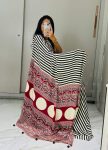 MOST PICKED SEMI GAJJI SILK PRINTED SAREE WITH UNSTITCHED BLOUSE PARTY WEAR WHOLESALE PRICE ETHNIC GARMENT (4)
