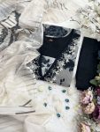 MOST PICKED SOFT ORGANZA PRINTED THREAD HANDWORK TOP BOTTOM WITH DUPATTA PARTY WEAR WHOLESALE PRICE ETHNIC GARMENT (3)