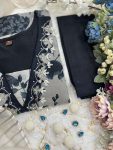 MOST PICKED SOFT ORGANZA PRINTED THREAD HANDWORK TOP BOTTOM WITH DUPATTA PARTY WEAR WHOLESALE PRICE ETHNIC GARMENT (3)