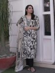 MOST PICKED SOFT ORGANZA PRINTED THREAD HANDWORK TOP BOTTOM WITH DUPATTA PARTY WEAR WHOLESALE PRICE ETHNIC GARMENT (3)