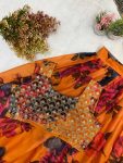 MOST PICKED TABBY ORGANZA PRINTED EMBROIDERY SEQUENCE WORK LEHENGA CHOLI WITH DUPATTA PARTY WEAR WHOLESALE PRICE ETHNIC GARMENT (5)