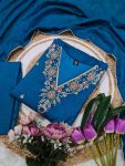 MOST PICKED VICHITRA SILK SEQUENCE CODING EMBROIDERY WORK TOP BOTTOM WITH DUPATTA PARTY WEAR WHOLESALE PRICE ETHNIC GARMENT (5)