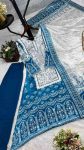 NEW ARRIVAL CHINON SILK DIGITAL PRINT WITH REAL MIRROR HAND WORK AND HANGINGS LACE BORDER WORK TOP PALAZZO WITH DUPATTA FESTIVE WEAR WHOLESALE PRICE ETHNIC GARMENT (10)