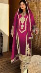 NEW ARRIVAL CHINON SILK DUAL TONE WITH EMBROIDERY SEQUENCE AND CODING WORK TOP PALAZZO WITH DUPATTA RANI