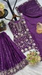 NEW ARRIVAL CHINON SILK EMBROIDERY SEQUENCE WORK TOP PALAZZO WITH DUPATTA FESTIVE WEAR WHOLESALE PRICE ETHNIC GARMENT (2)