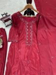 NEW ARRIVAL CHINON SILK THREAD WITH SEQUENCE WORK TOP PATIYALA WITH DUPATTA FESTIVE WEAR WHOLESALE PRICE ETHNIC GARMENT (3)