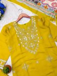 NEW ARRIVAL COTTON EMBROIDERY GOTA PATTI WORK TOP BOTTOM WITH DUPATTA PARTY WEAR WHOLESALE PRICE ETHNIC GARMENT (8)