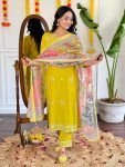 NEW ARRIVAL COTTON EMBROIDERY GOTA PATTI WORK TOP BOTTOM WITH DUPATTA PARTY WEAR WHOLESALE PRICE ETHNIC GARMENT (8)